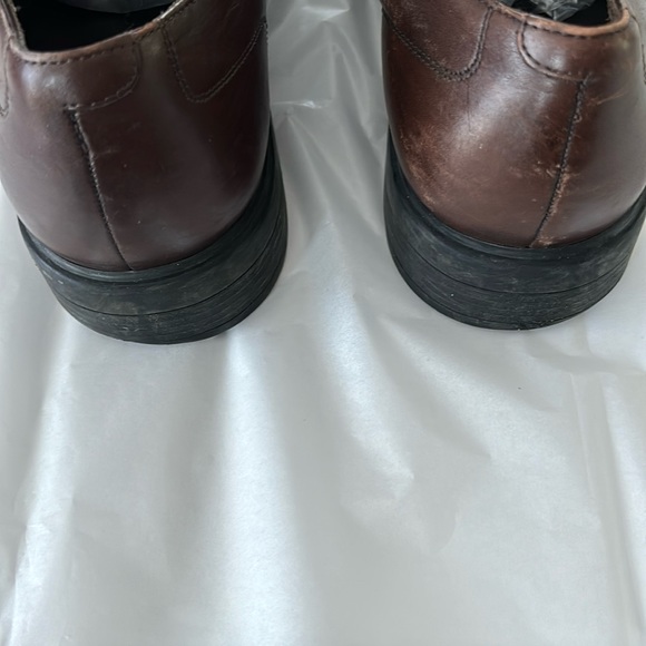 🌺 Mens Cole Haan Brown Leather Lace Up Oxfords Size 13 M NikeAir Soles - Picture 3 of 8